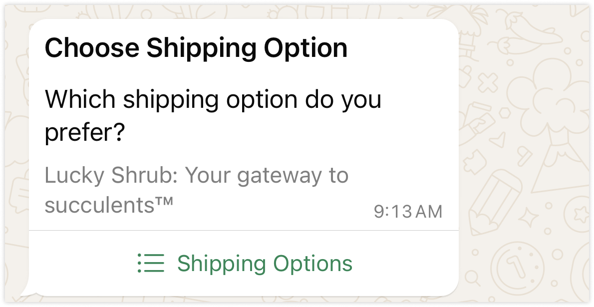 Interactive List Messages